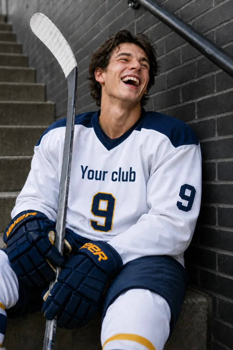 Maillot de hockey personnalisé aux couleurs du club